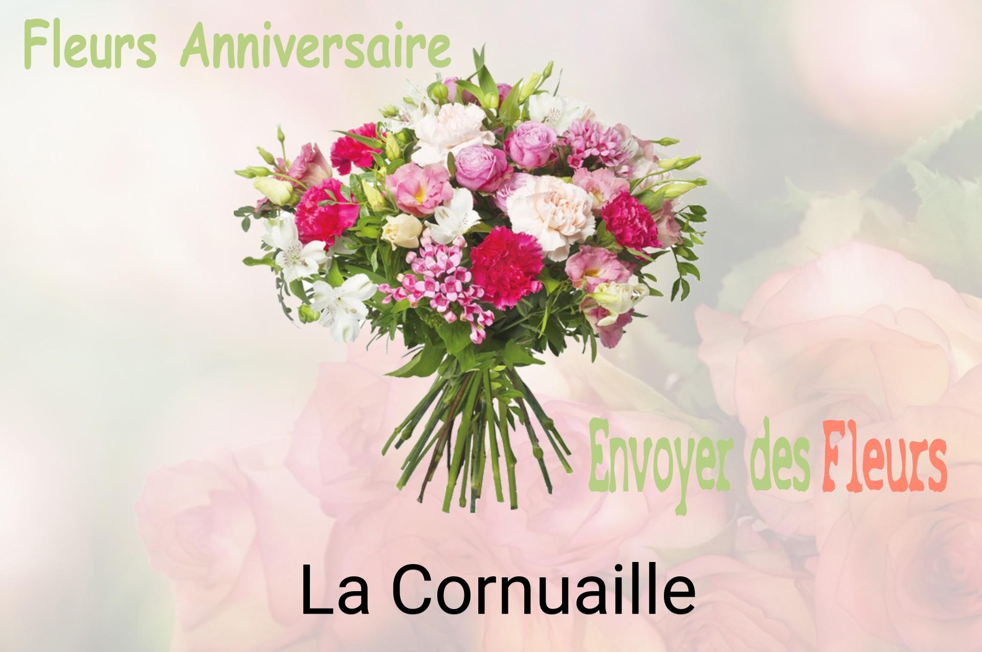 Bouquet de fleurs d’anniversaire livré à La Cornuaille